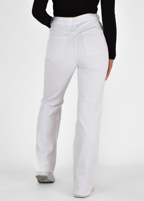 Zoe straight leg jeans wit 