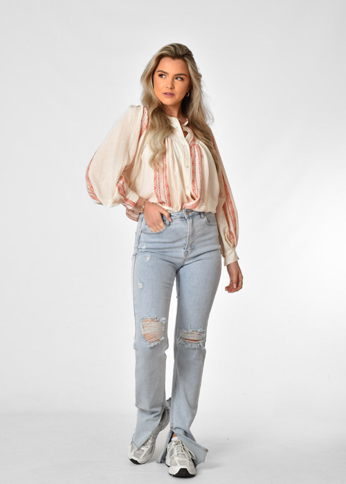 Brenda blouse creme