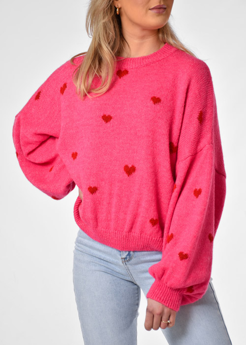 Loena trui fuchsia