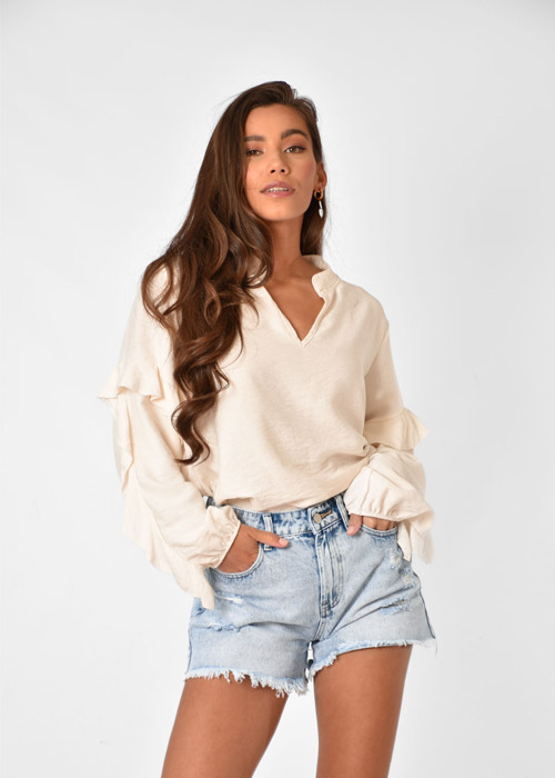 Livia blouse creme