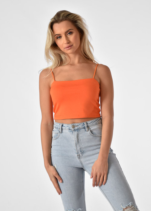 Vera top oranje