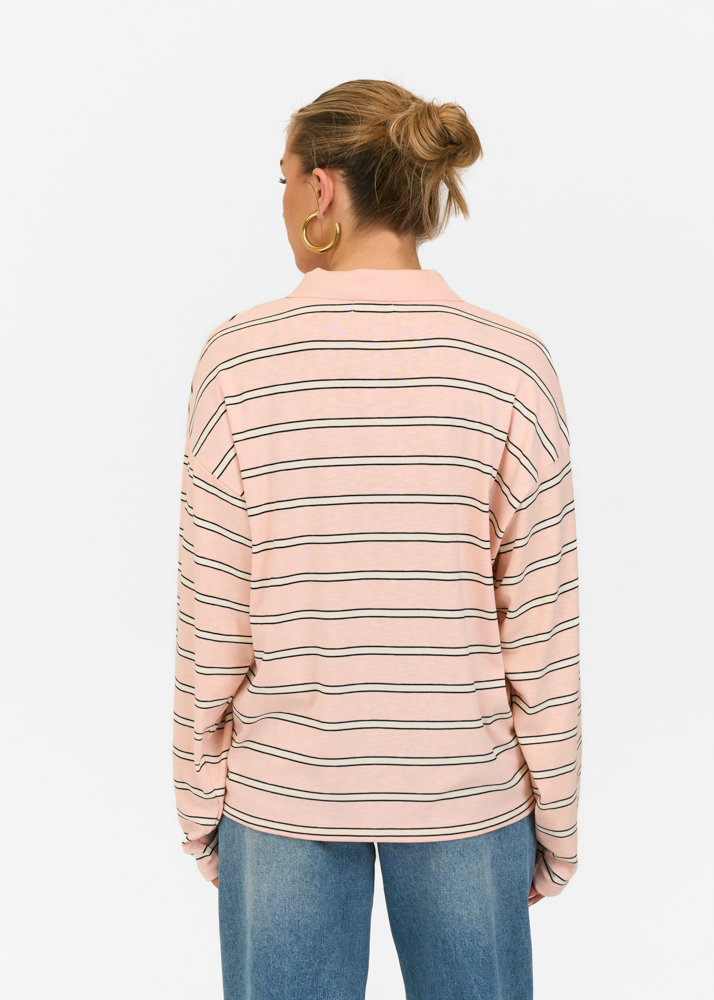 Friday Denim striped polo