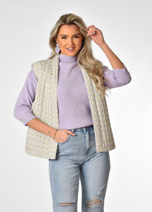 Marthe gilet lila