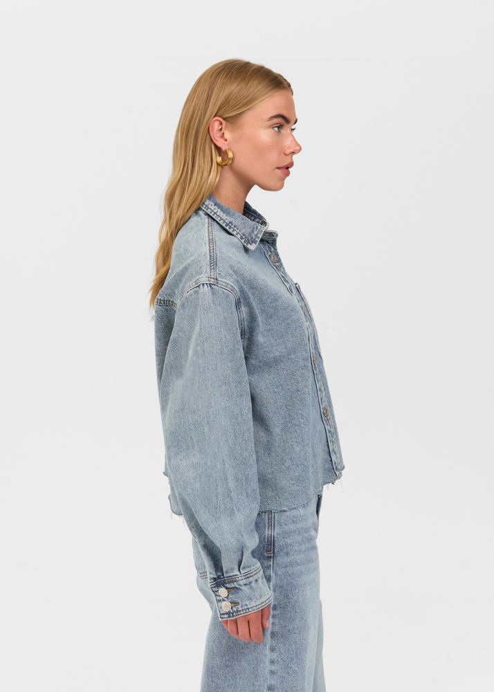 Denim blouse