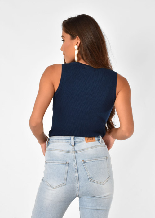 Fenne tanktop donkerblauw 