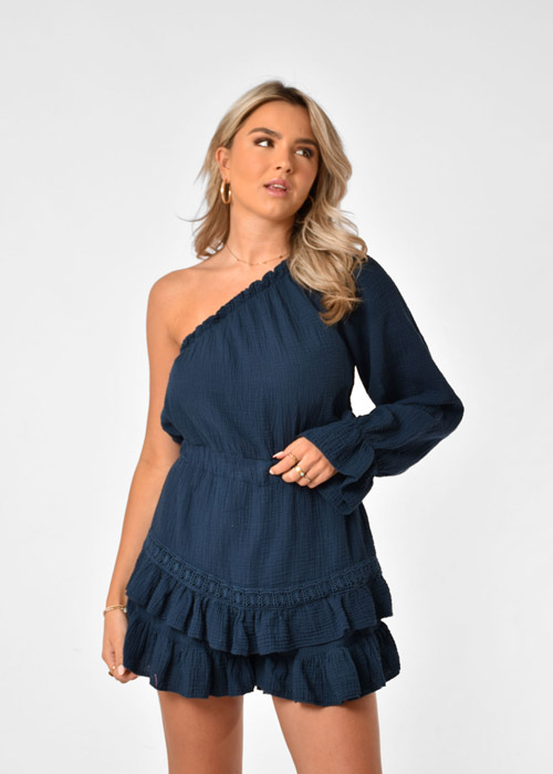 Lucy playsuit donkerblauw 