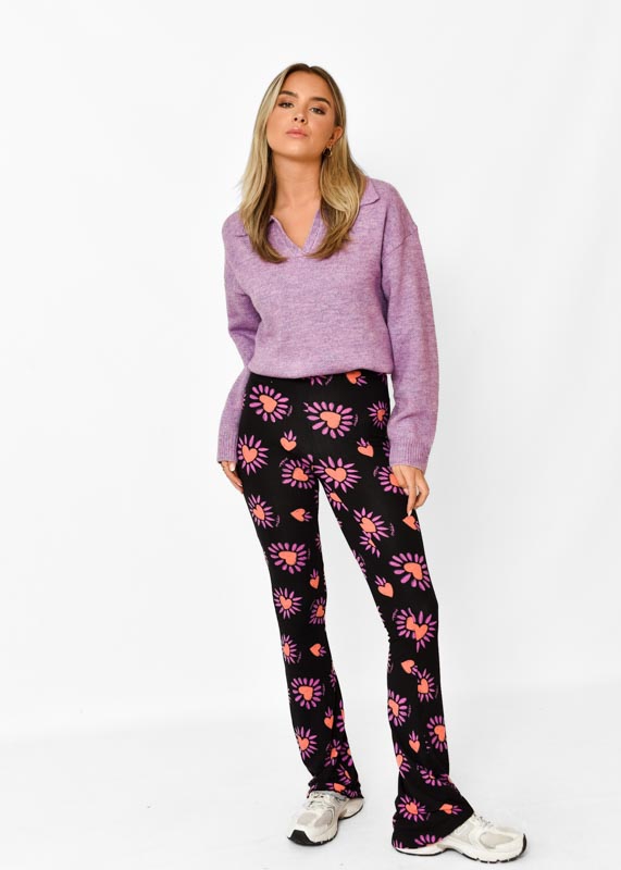 Lies flared roze