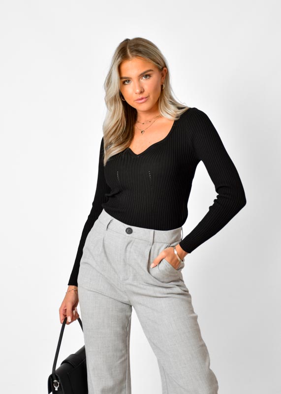 Camilla top zwart 