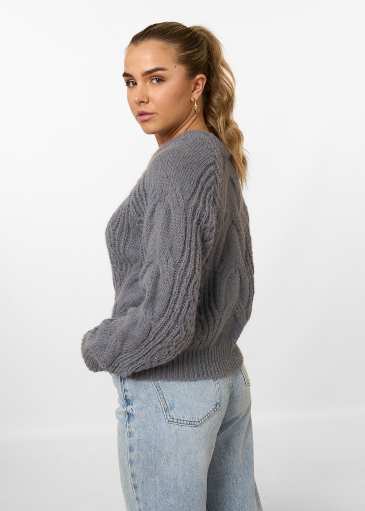 Lynn trui grijs