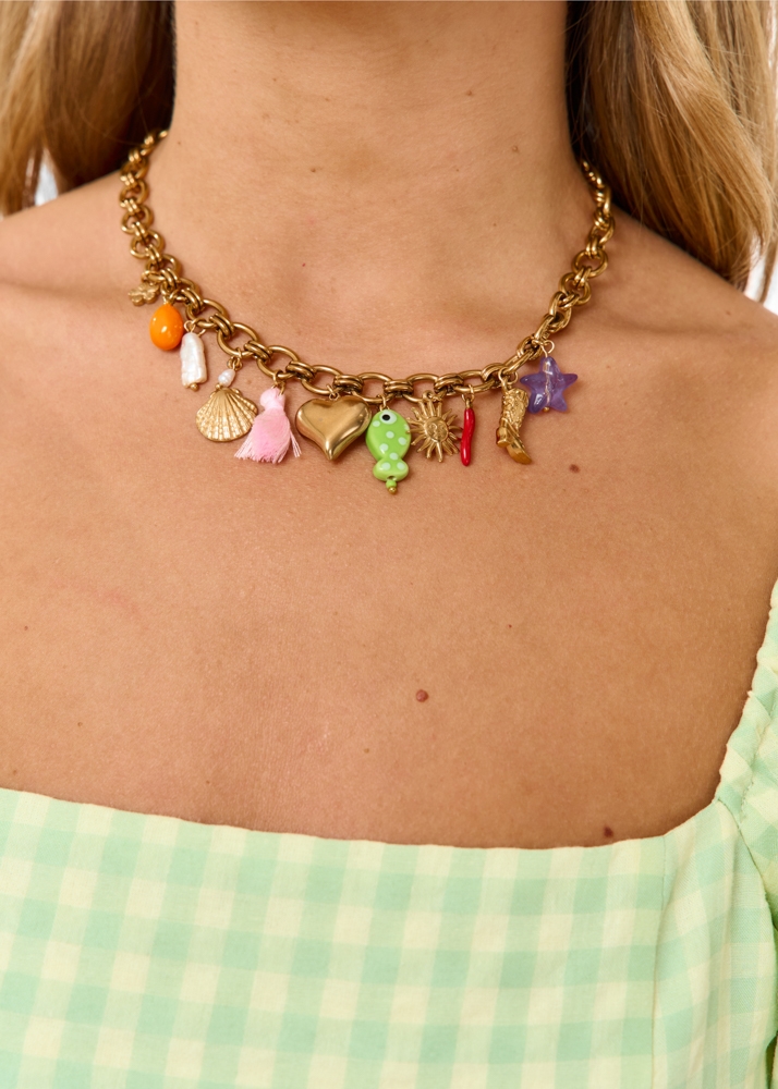 Sol bedel ketting goud