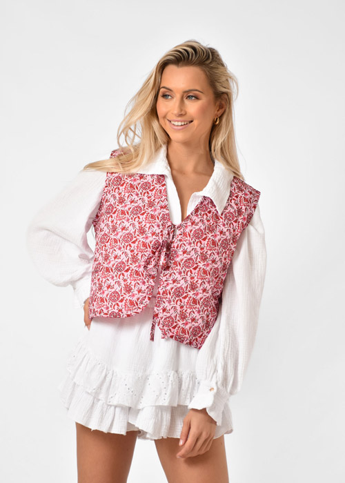 Lia gilet roze