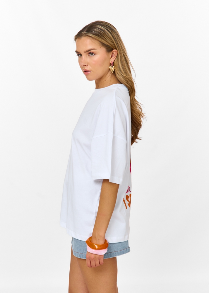 Lobster t-shirt wit