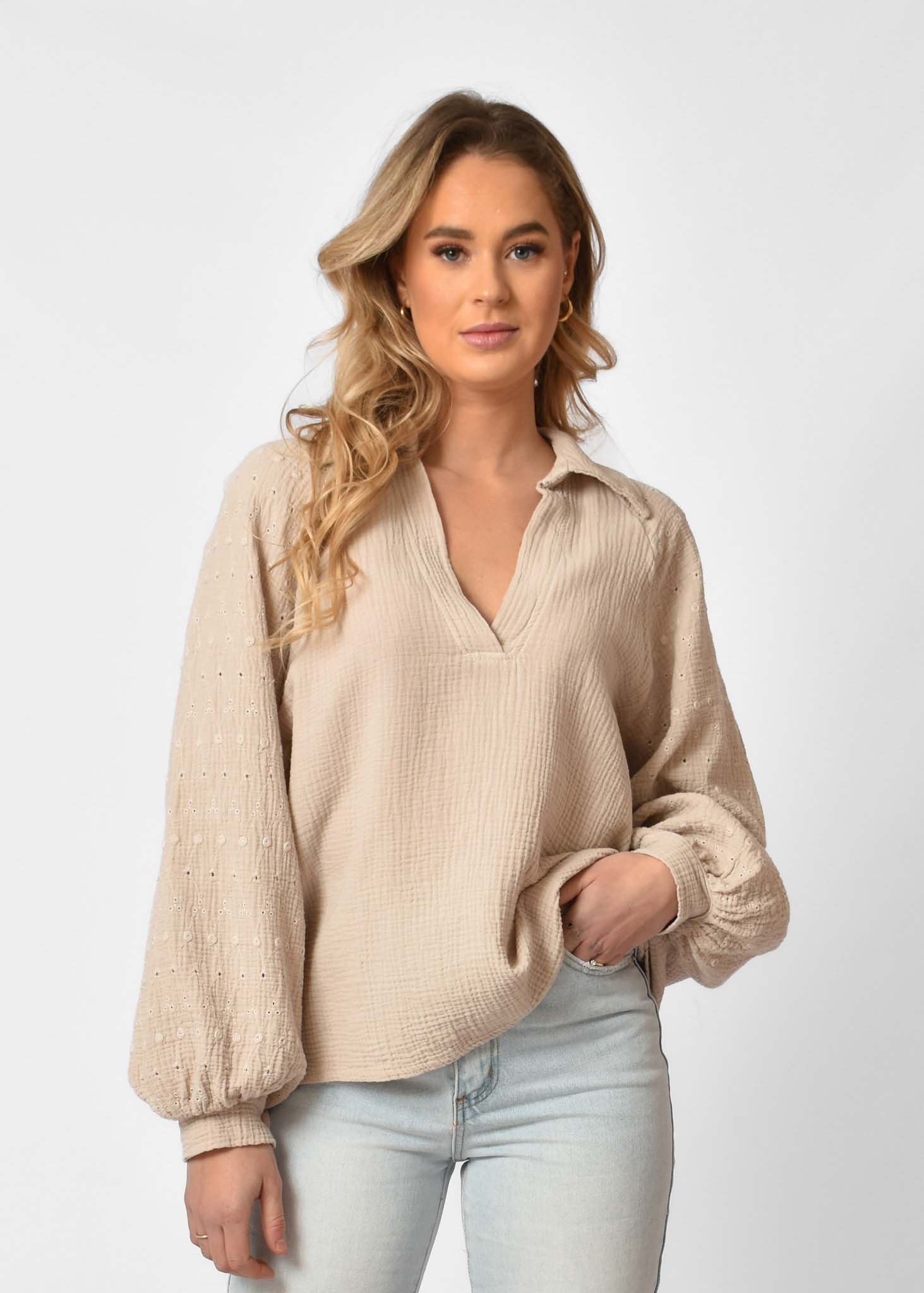 Loua blouse beige