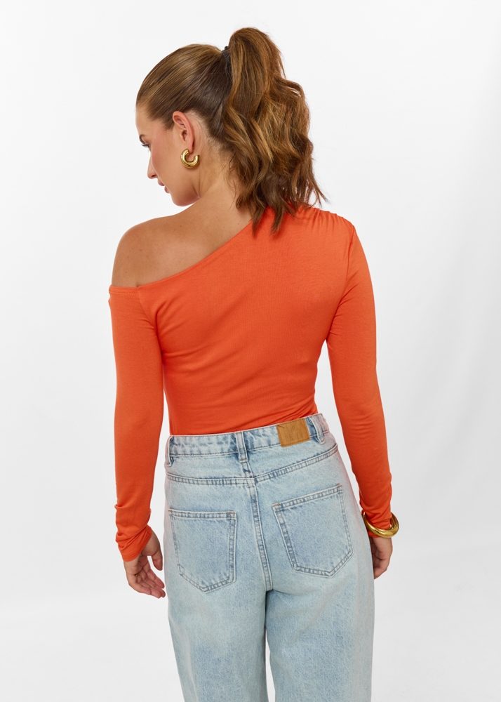 Naomi top oranje