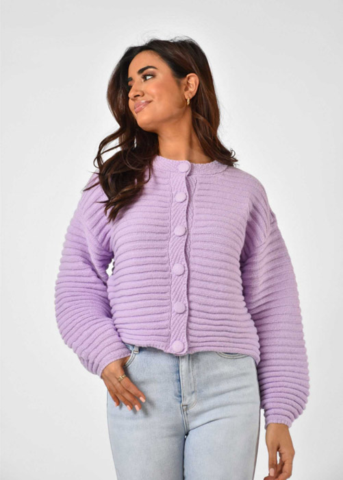 Maud vest lila