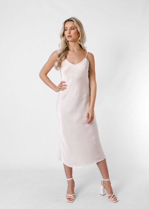 Julia jurk beige