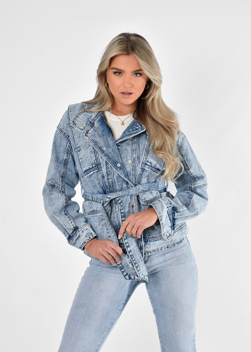 Anne denim jasje blauw