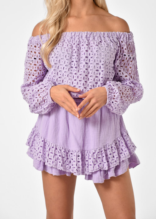 Jenna blouse lila