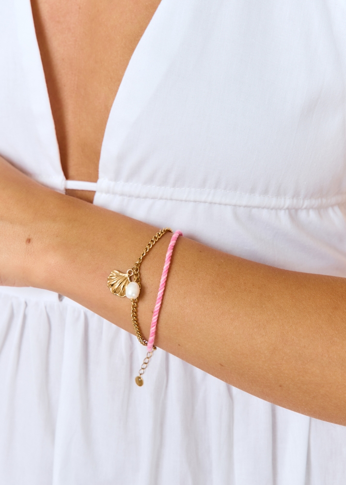Elle armband goud