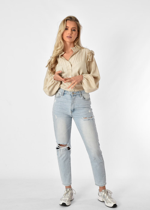 Julie blouse beige