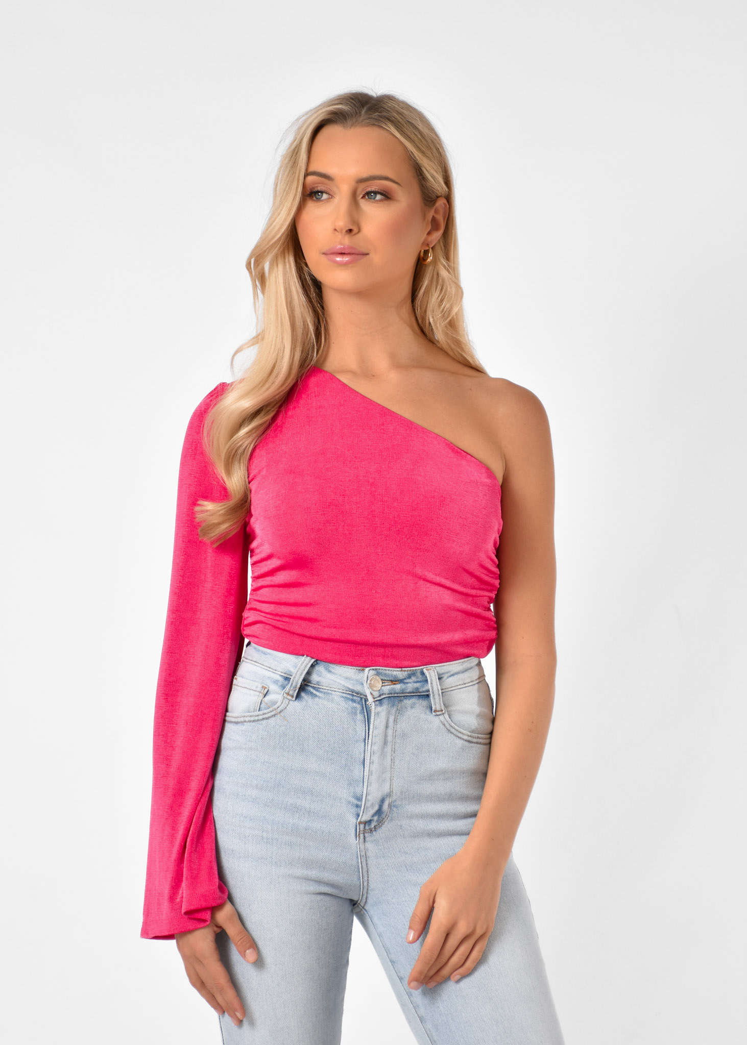 Janna top fuchsia