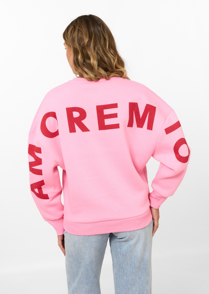 Amore mio backprint sweater