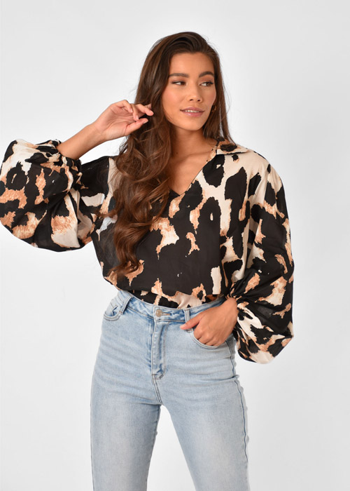 Nova blouse panter 