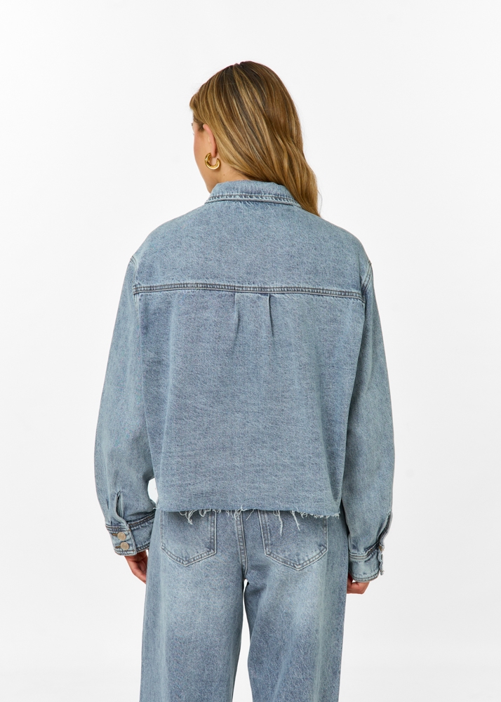 Denim blouse