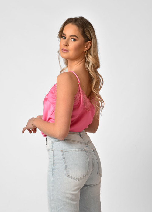 Juul top fuchsia
