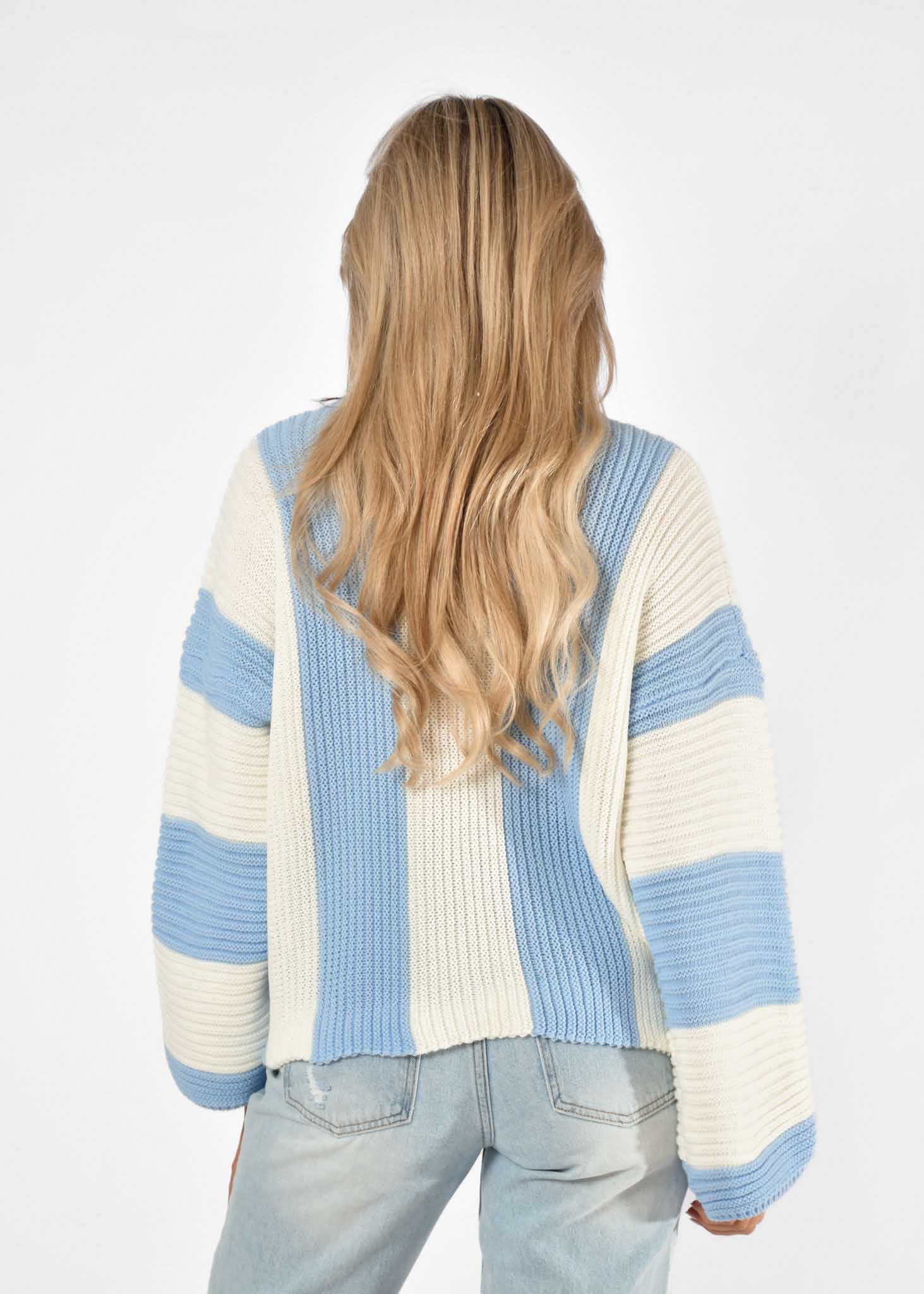 Merel trui blauw