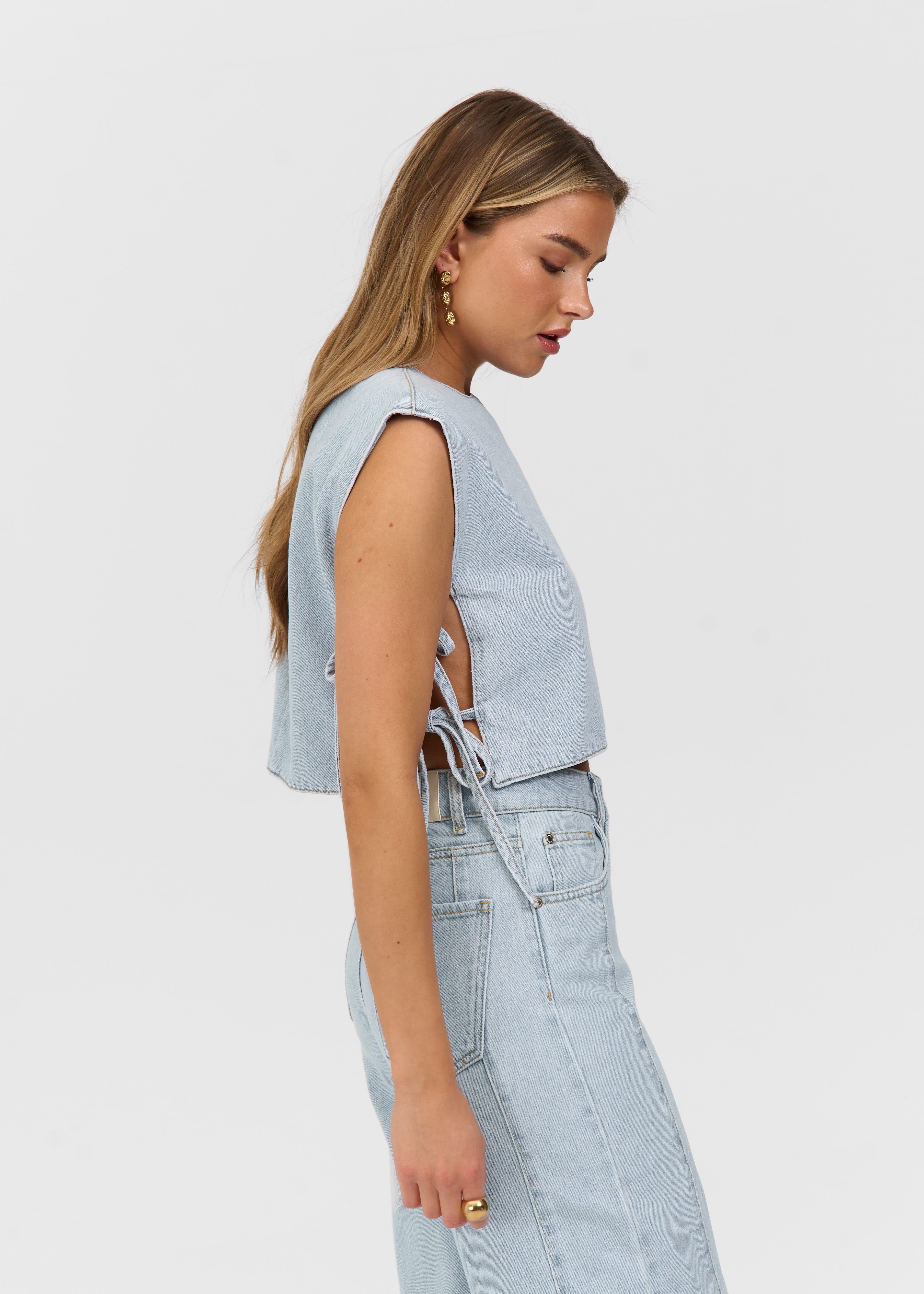 Izzy denim top