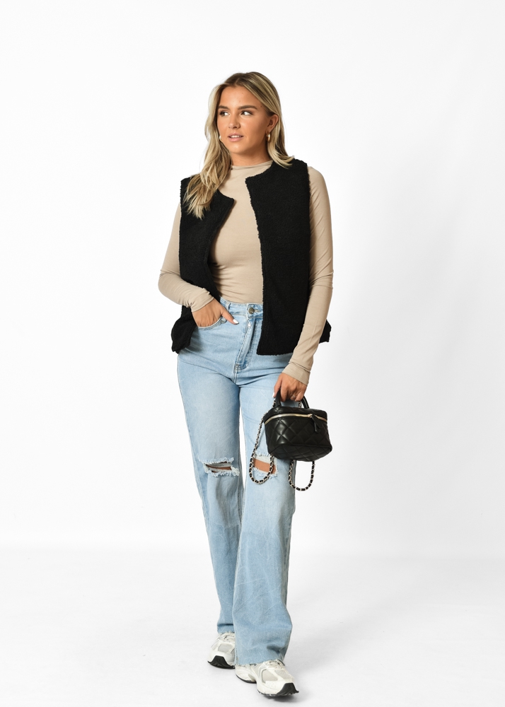 Liv reversible gilet zwart