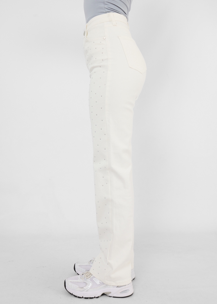 Manouk straight leg wit
