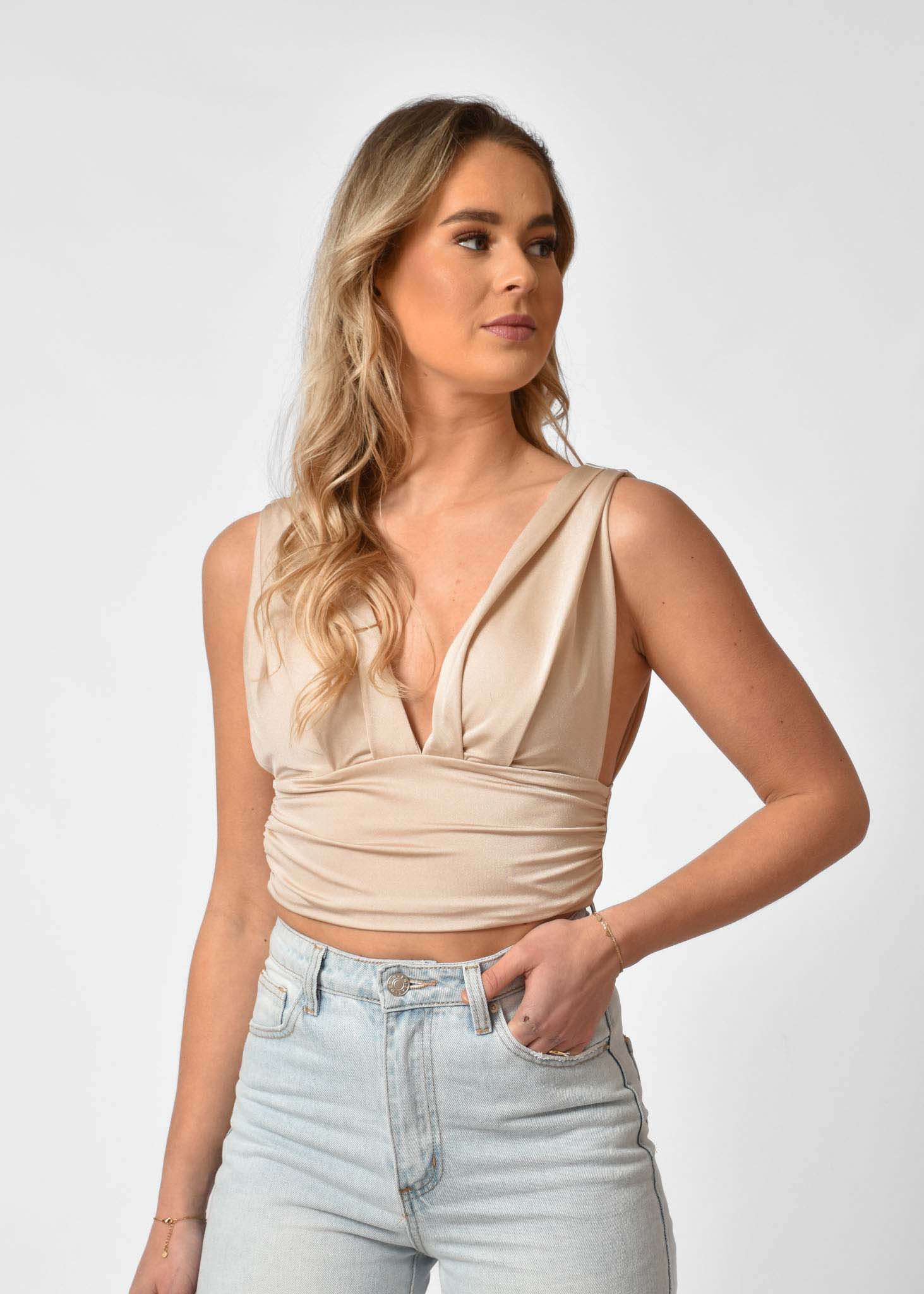 Jill top beige