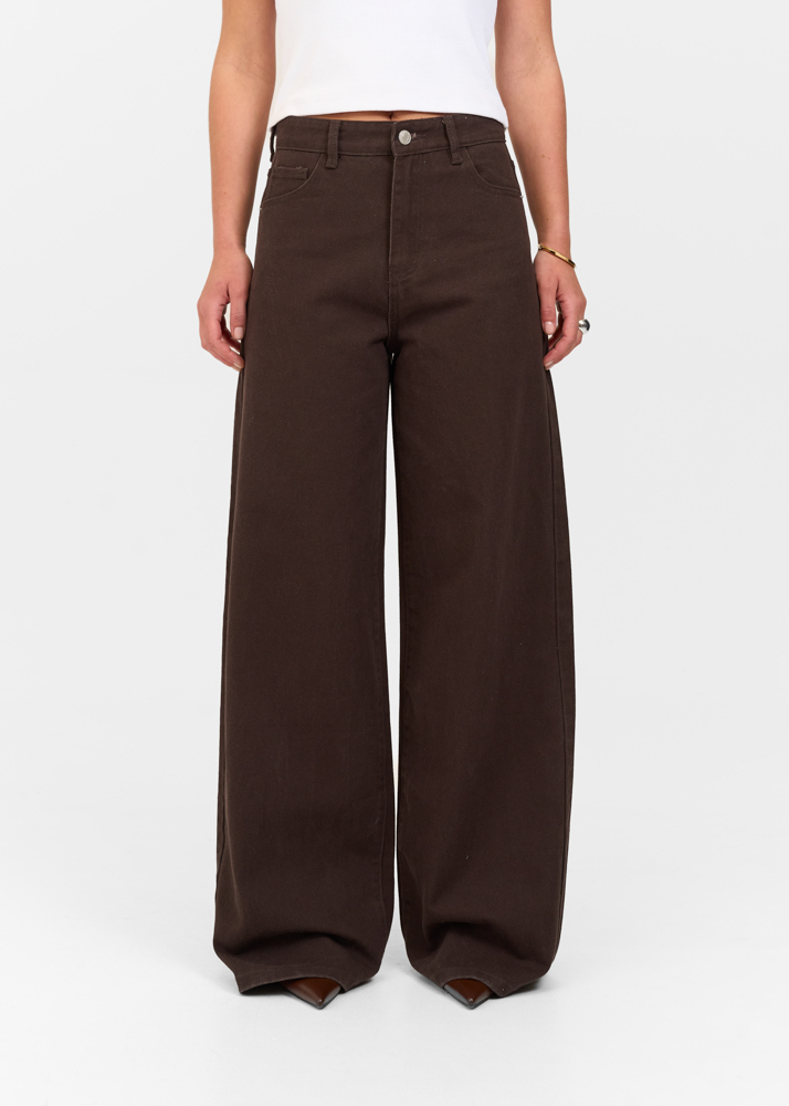 Wide leg classic jeans