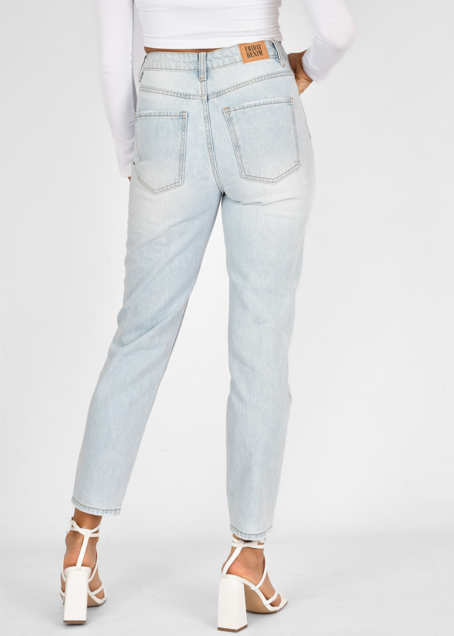 Mom jeans lichtblauw
