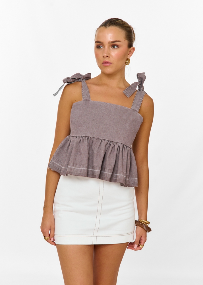 Anniko denim top