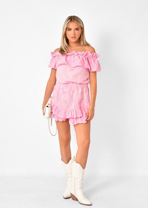 Laura playsuit roze 