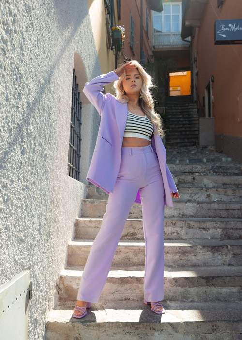 Romy pantalon lila