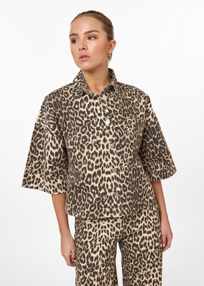 Billy leopard blouse