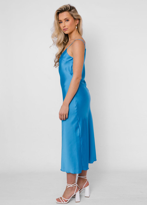Julia jurk blauw