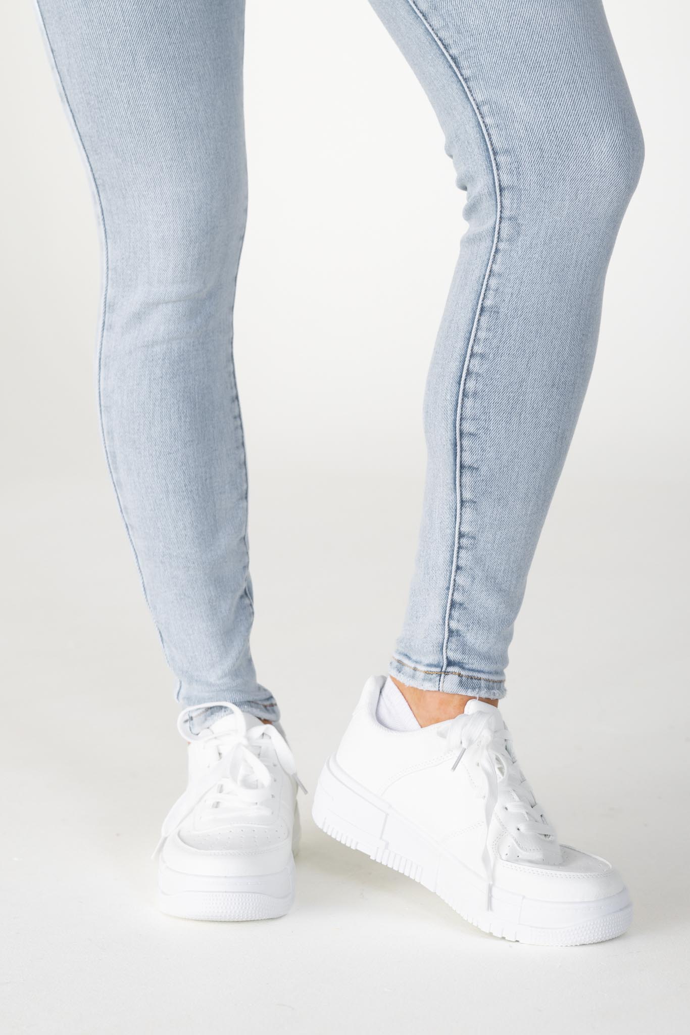Skinny jeans blauw