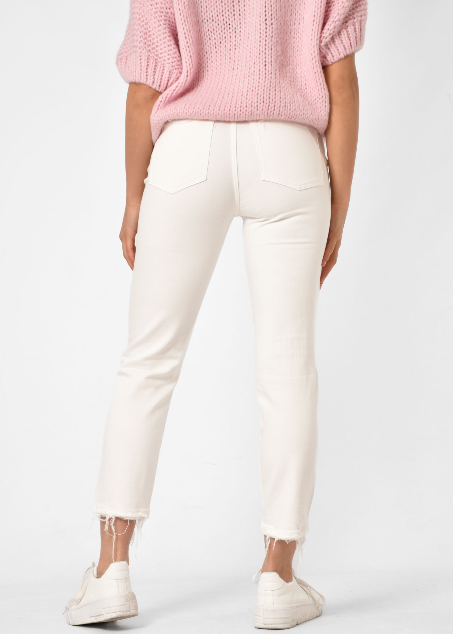 Liene mom jeans wit
