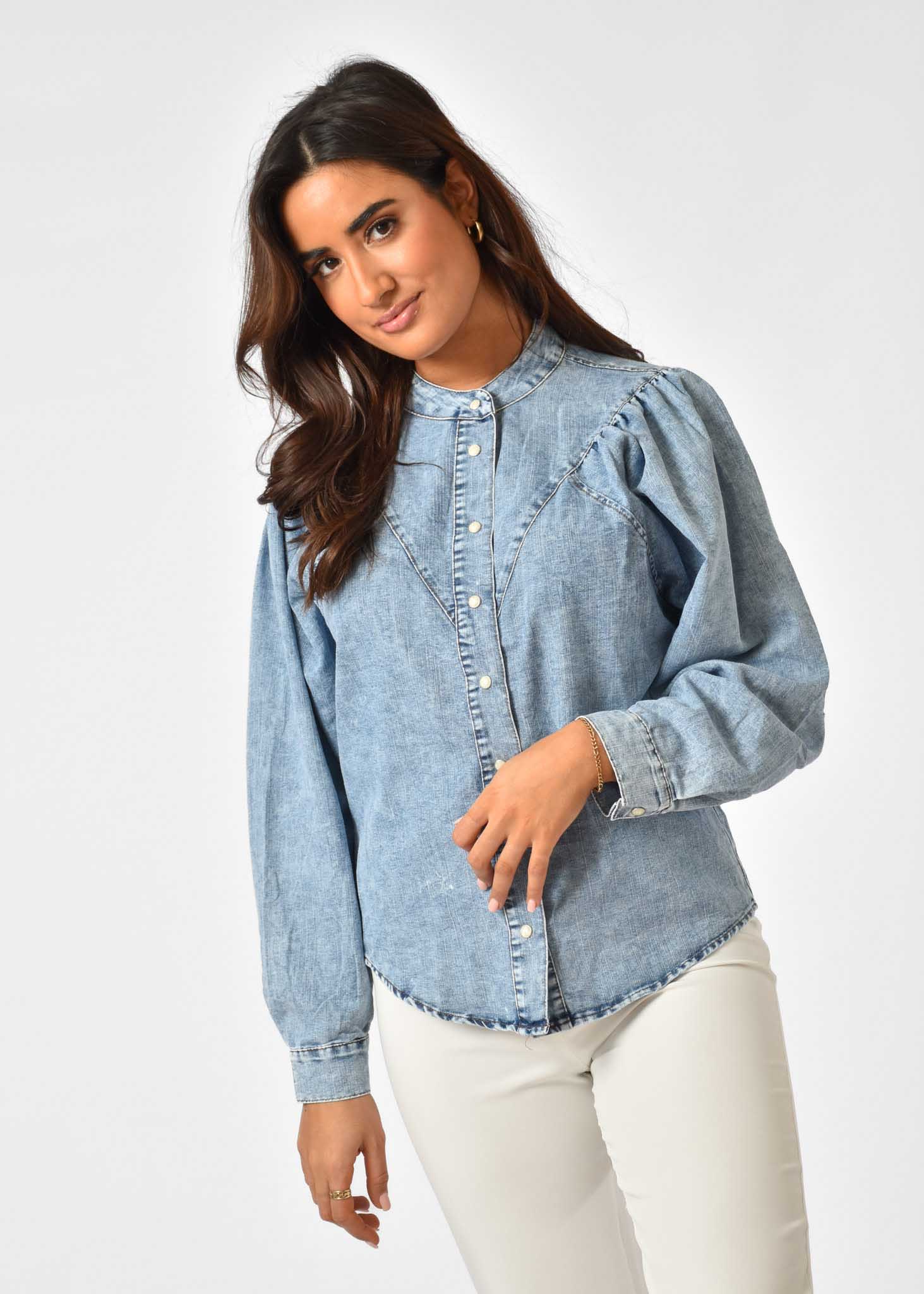 Robin blouse denim