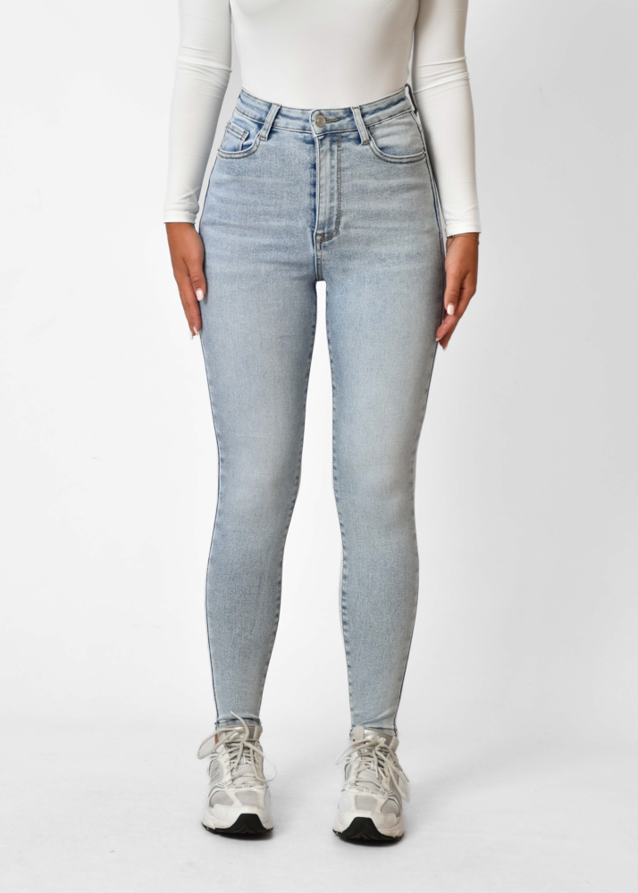 Skinny jeans sky blauw