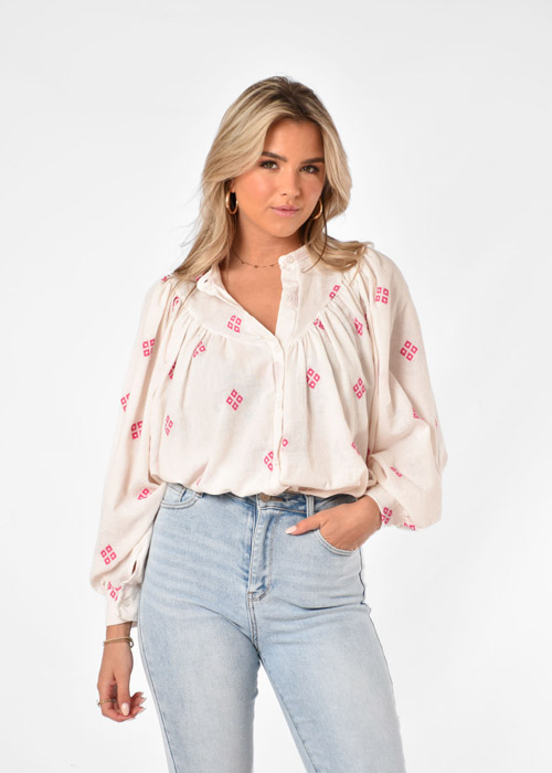 Romee blouse wit