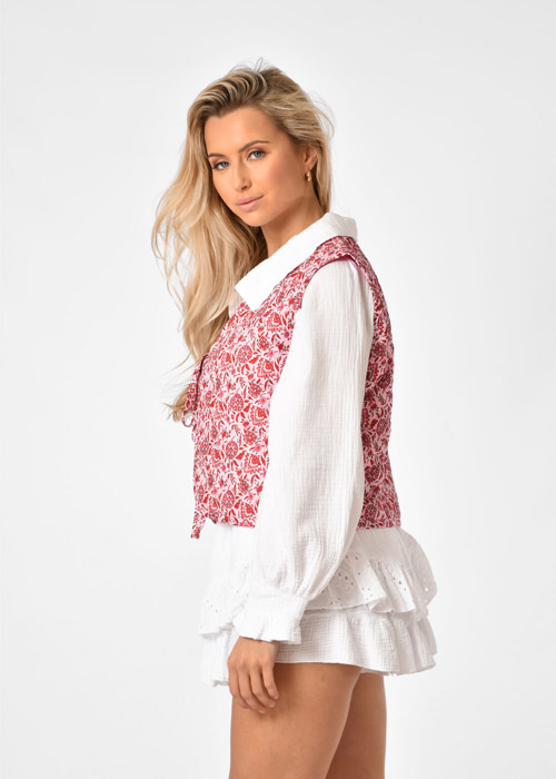 Lia gilet roze