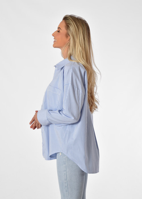 Femke blouse blauw 