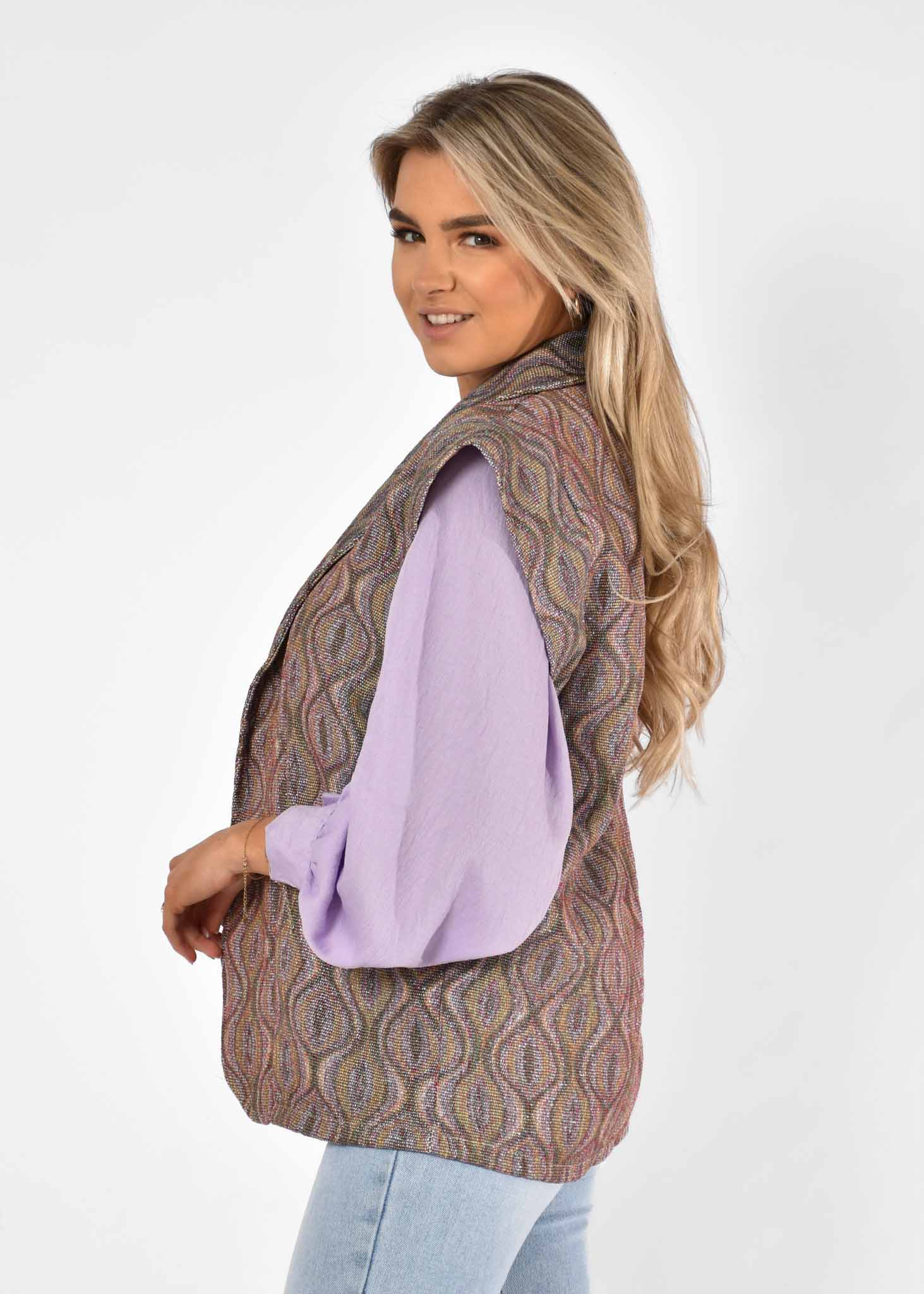 Jailey gilet lila