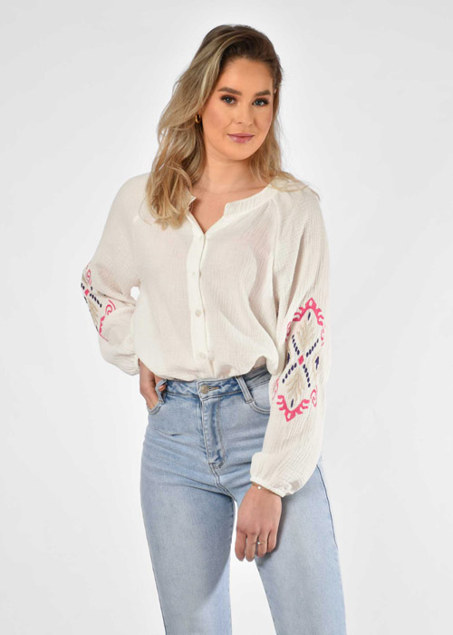 Madelon blouse fuchsia
